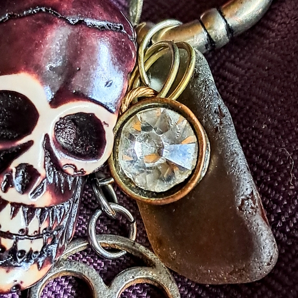 OOAK "Goonies Never Say Die" Unisex Necklace - Picture 3 of 7